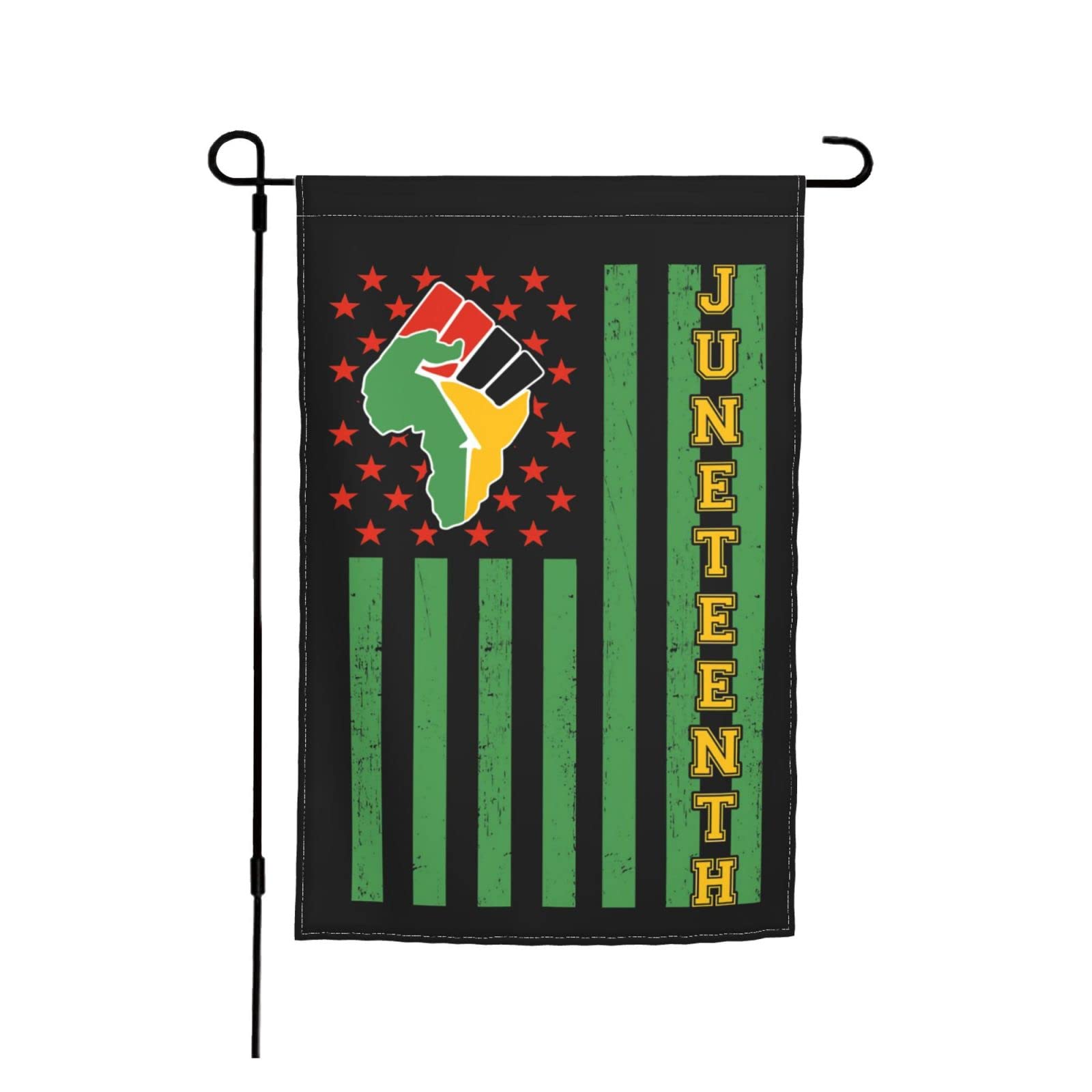 Juneteenth Flag 12x18 Ft - Outdoor Garden Banner & Indoor Home Decoration for Black History Month Celebrations, Yard Parties, and Cultural Events
