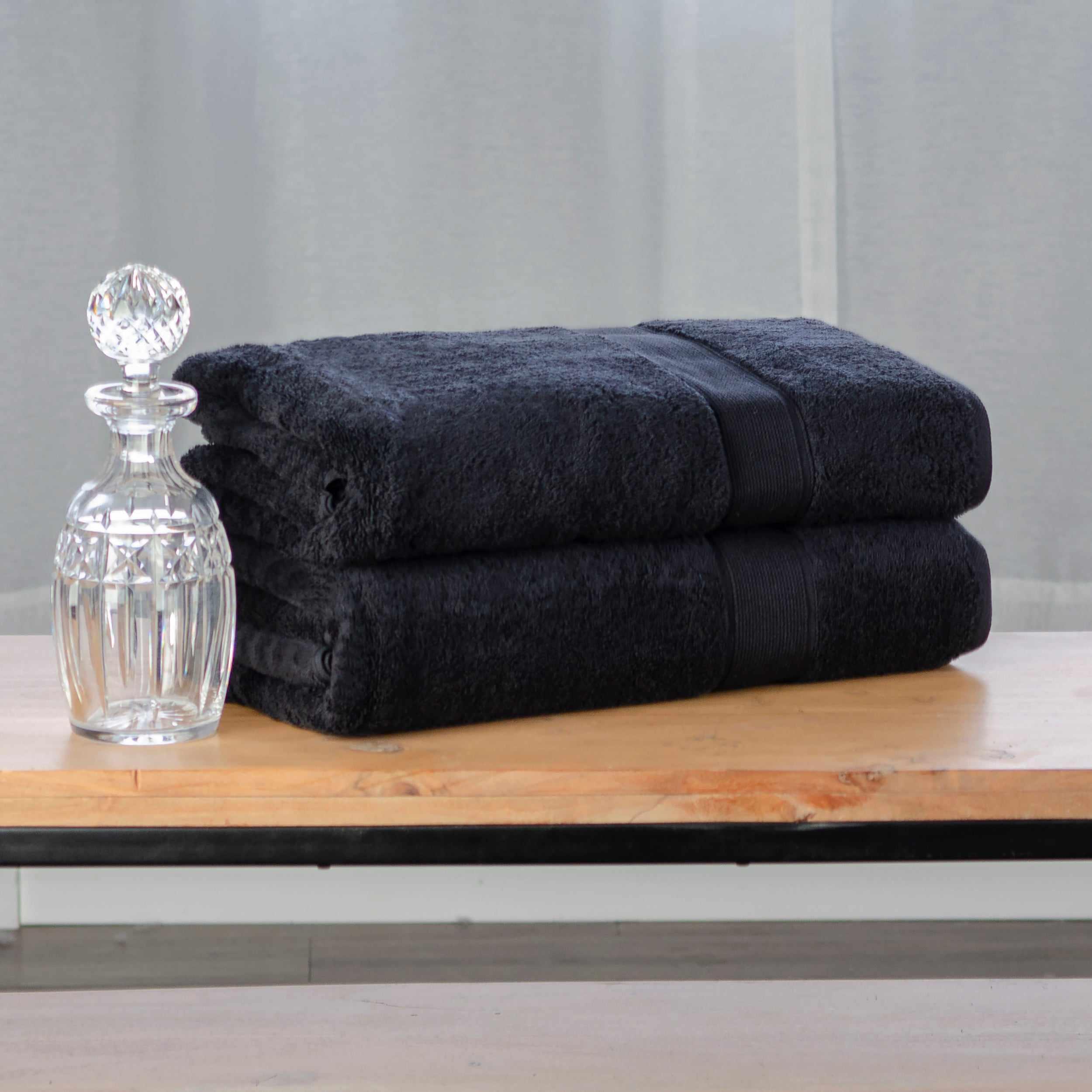 Premium Organic Cotton 650 GSM 2-Piece Bath Sheet Set - Ultra Soft & Absorbent Towels for Spa, Hotel & Luxury Bathroom Experience
