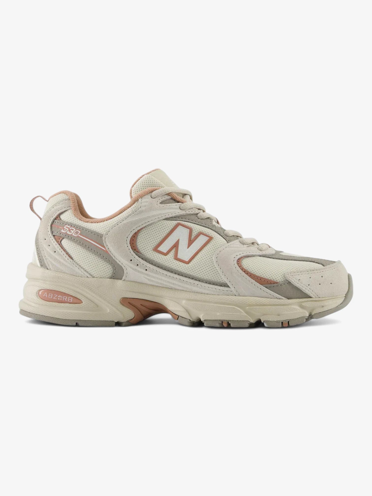 New Balance 530 Running Shoes for Women - Light Gray & Pink Sneakers | Comfortable Athletic Shoes for Jogging, Gym Workouts & Casual Wear