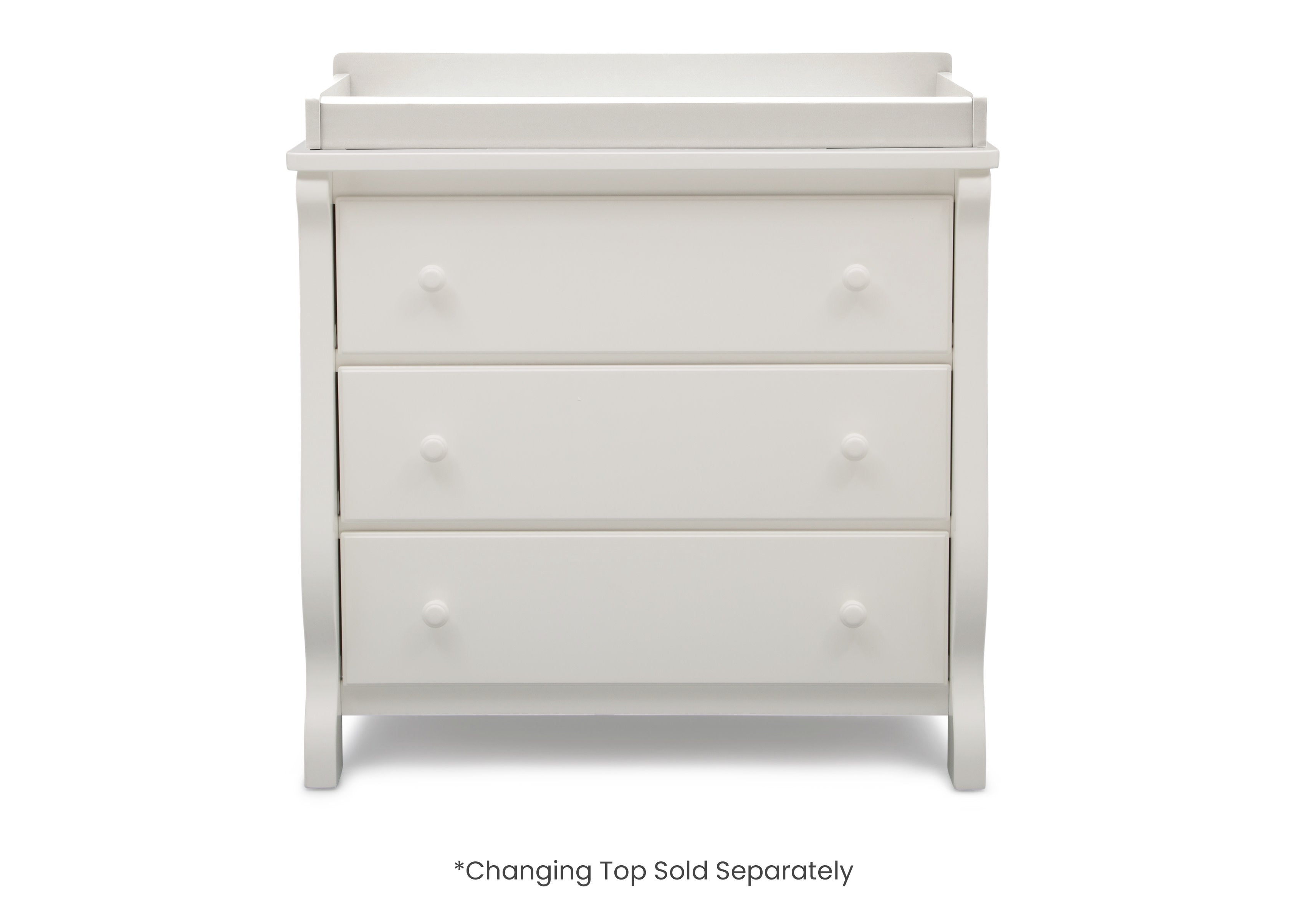 Universal 3 Drawer Dresser - Sturdy Wooden Chest of Drawers for Bedroom, Living Room & Office Storage - Perfect for Organizing Clothes, Accessories & Home Essentials