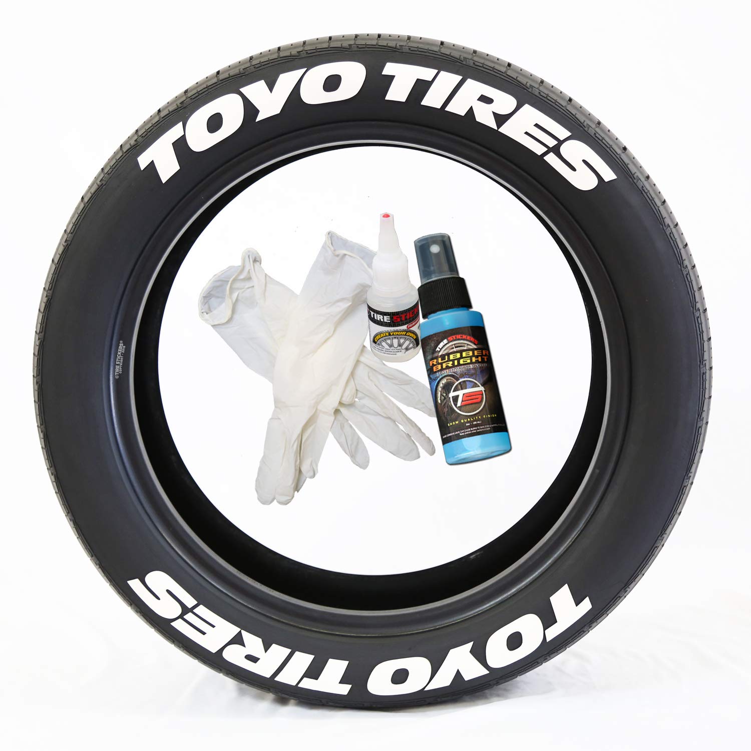 Toyo Tires DIY Tire Lettering Kit - White 1.25
