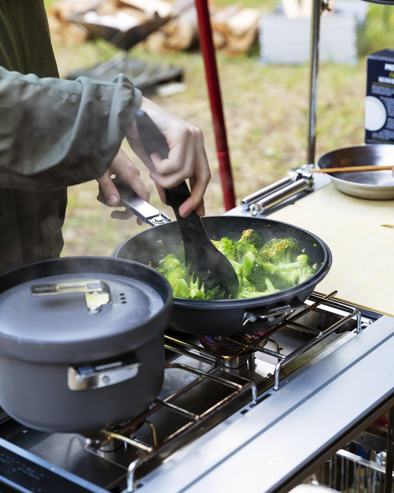 Portable Double Burner Gas Stove - Outdoor Camping & Indoor Cooking - Perfect for RV, Picnics, and Emergency Use