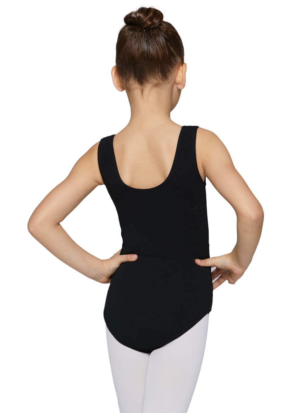 Girls Dance Leotard - Sleeveless Ballet Gymnastics Top with Mesh Cross Front Design | Perfect for Ballet Class, Gymnastics Practice & Dance Performances
