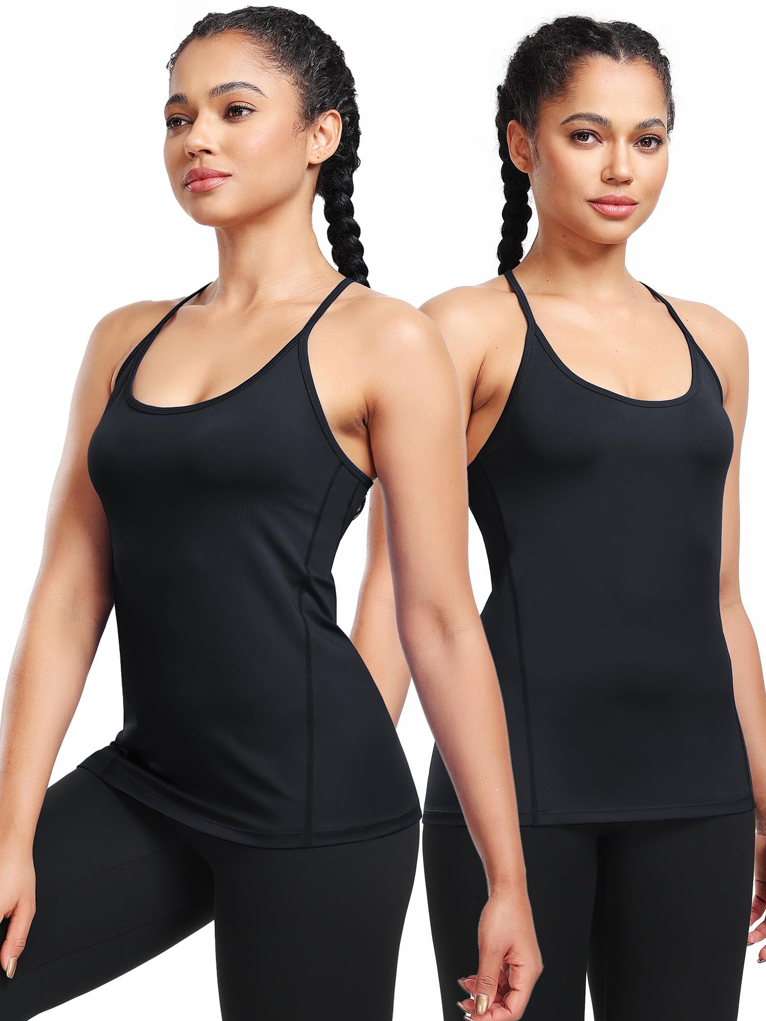 NELEUS Women's Workout Tank Top - Racerback Yoga Shirt for Women, Breathable Athletic Gym Tops for Running, Yoga & Fitness Training - Perfect for Gym, Home Workouts & Outdoor Activities