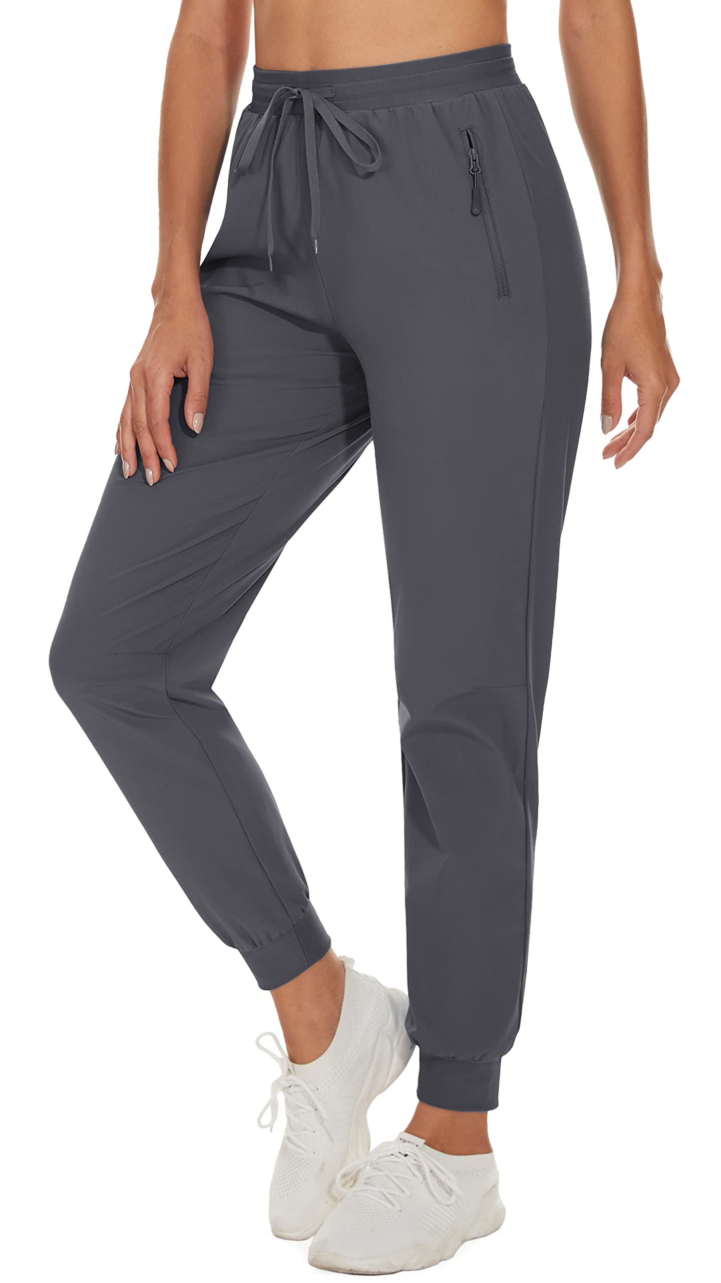 TACVASEN Women's Hiking Pants - Quick Dry Lightweight Outdoor Pants with Zipper Pockets for Hiking, Running, Jogging & Travel | Perfect for Adventure, Gym & Casual Wear