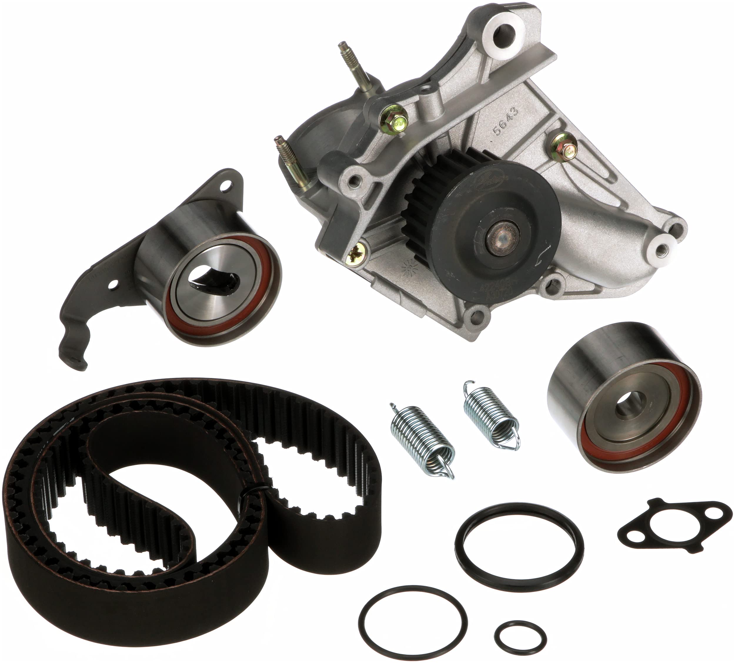 Gates TCKWP199BH PowerGrip Premium Timing Belt Kit with Water Pump - Replacement for Honda, Toyota, Nissan - Perfect for Engine Maintenance & Performance Tuning