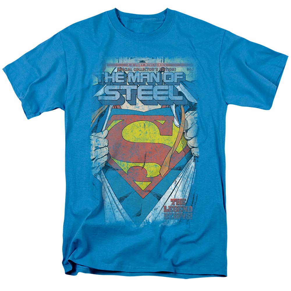 Superman Legendary Unisex T-Shirt for Men & Women - Soft Cotton Graphic Tee for Casual Wear, Cosplay & Superhero Fans