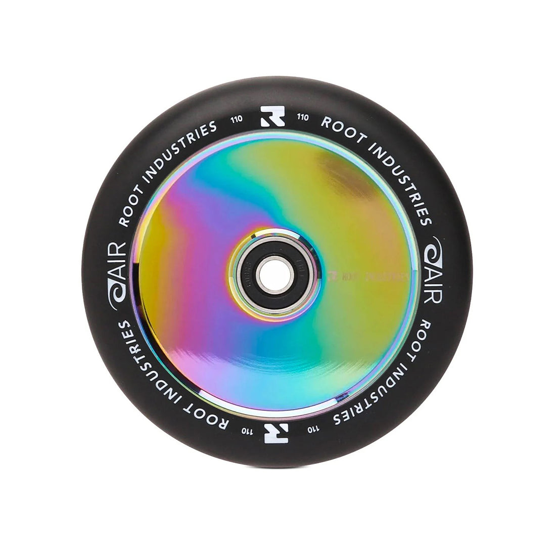 Root Industries Air 110mm Aggressive Inline Skates - Black/Rocket Fuel Color - Perfect for Park Skating, Street Tricks & Roller Derby
