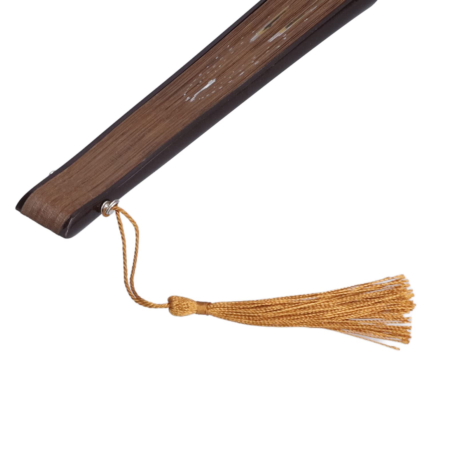 Japanese Style Bamboo Folding Hand Fan with Cat Pattern - Portable Handheld Fan for Wedding, Dance Props, Home Decor & Summer Cooling - Perfect Gift for Women & Party Favors