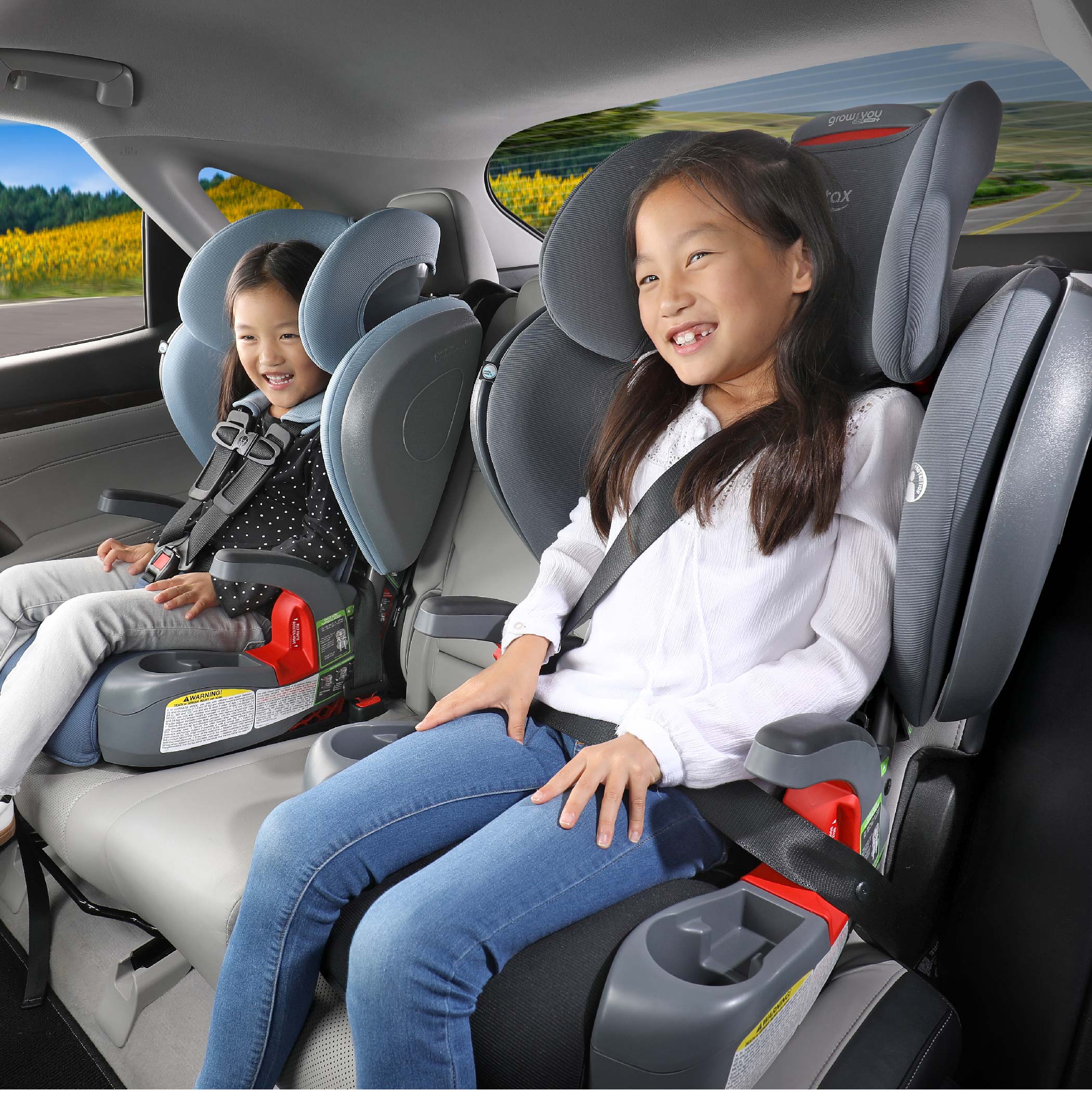 Britax Grow With You Harness 2 Booster Car Seat - Safe Convertible for Toddlers to Big Kids (40-120 lbs) | Perfect for School, Travel & Family Road Trips