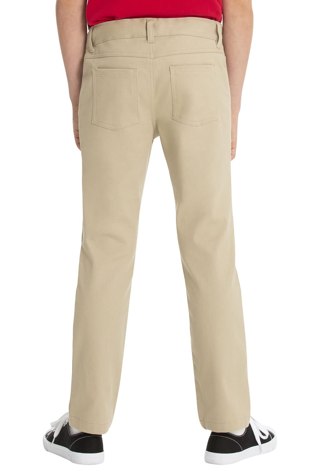Boys Flat Front School Uniform Pants for Classroom - Comfortable & Durable Dress Code Pants for School, Church & Formal Events
