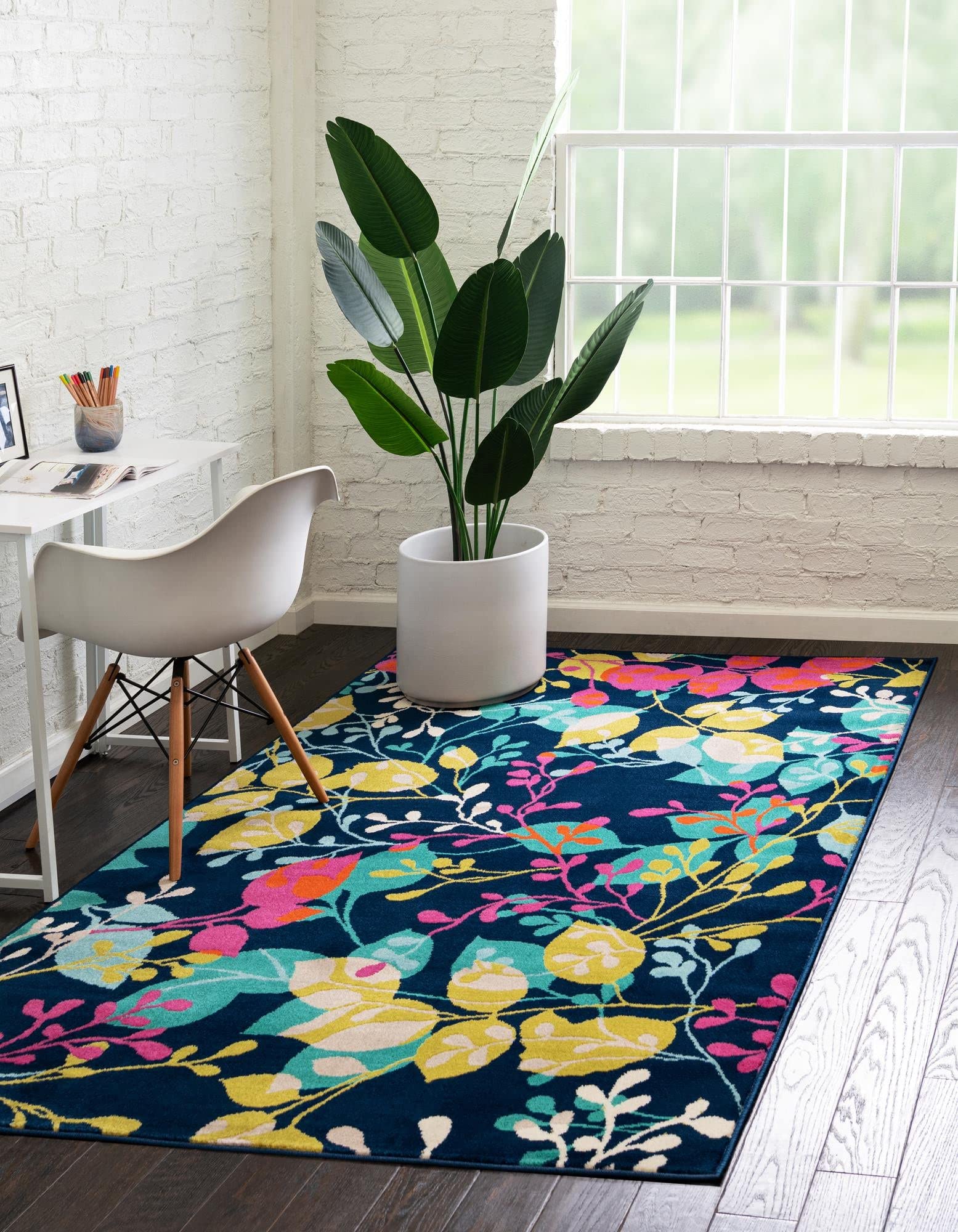 Unique Loom Azalea Collection Area Rug - 9'x12'2