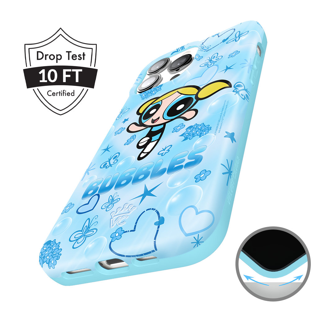 The Powerpuff Girls Bubbles iPhone Case - Cute Cartoon Character Phone Cover for iPhone 13/12/11/XR - Perfect for Kids, Teens & Fans - Great for School, Work & Everyday Use