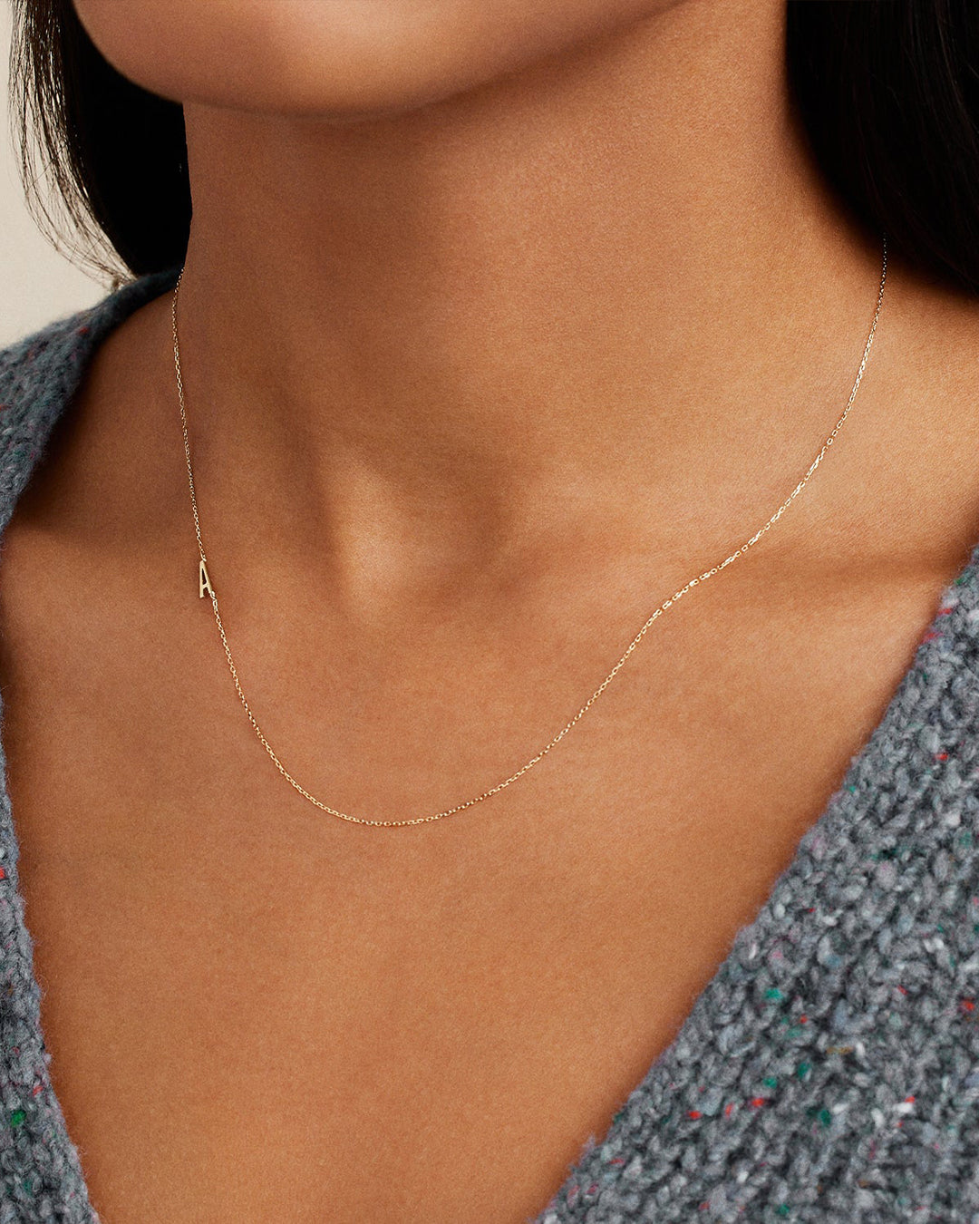 14K Gold Alphabet Necklace - Personalized Initial Pendant Jewelry for Women - Perfect for Gifts, Birthdays & Everyday Elegance