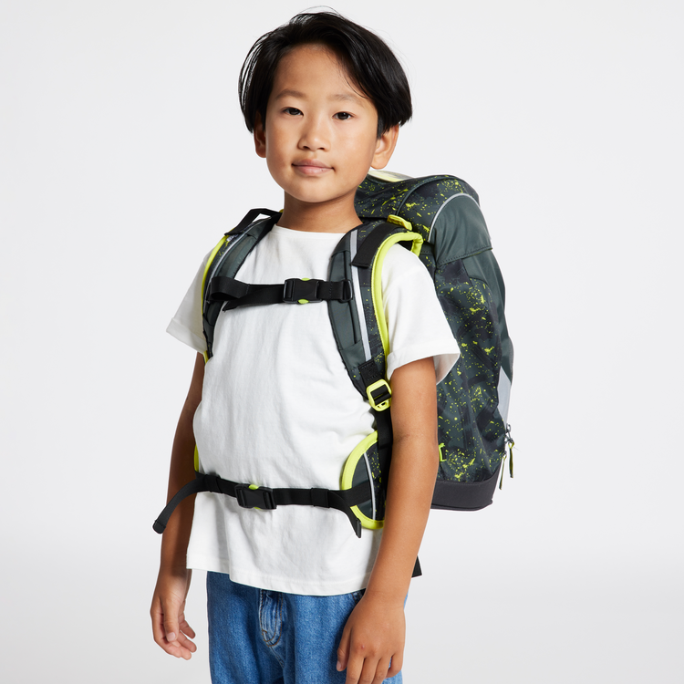 Ergobag Prime School Backpack for Kids - Lightweight & Ergonomic Design, Harvest Bear Print - Perfect for School, Travel & Outdoor Adventures