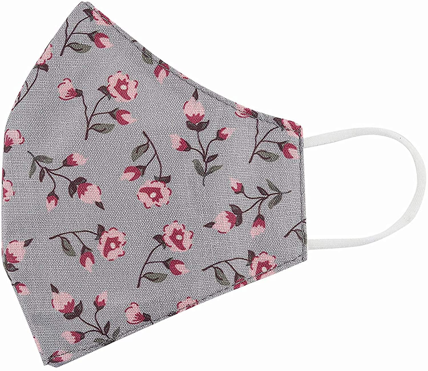 SAJANI 100% Cotton Face Mask for Women - 3-Layer Breathable, Washable & Comfortable Fabric - Lightweight Multi-Printed Reusable Masks (Pack of 6) - Perfect for Daily Use, Travel, Work & Outdoor Activities
