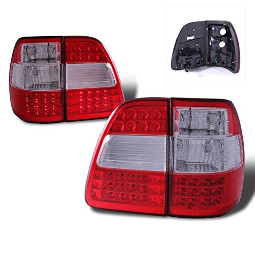 Toyota Land Cruiser LED Tail Lights G2 Assembly Set - Red/Clear Pair (Left & Right) for Enhanced Visibility & Style - Perfect for Off-Roading & Night Driving
