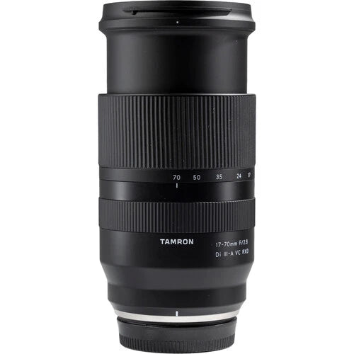 Tamron 17-70mm f/2.8 Di III-A VC RXD Lens for Sony E-Mount - Fast Aperture Zoom Lens for Portrait, Travel & Low Light Photography (Ideal for Vlogging, Street & Event Photography)