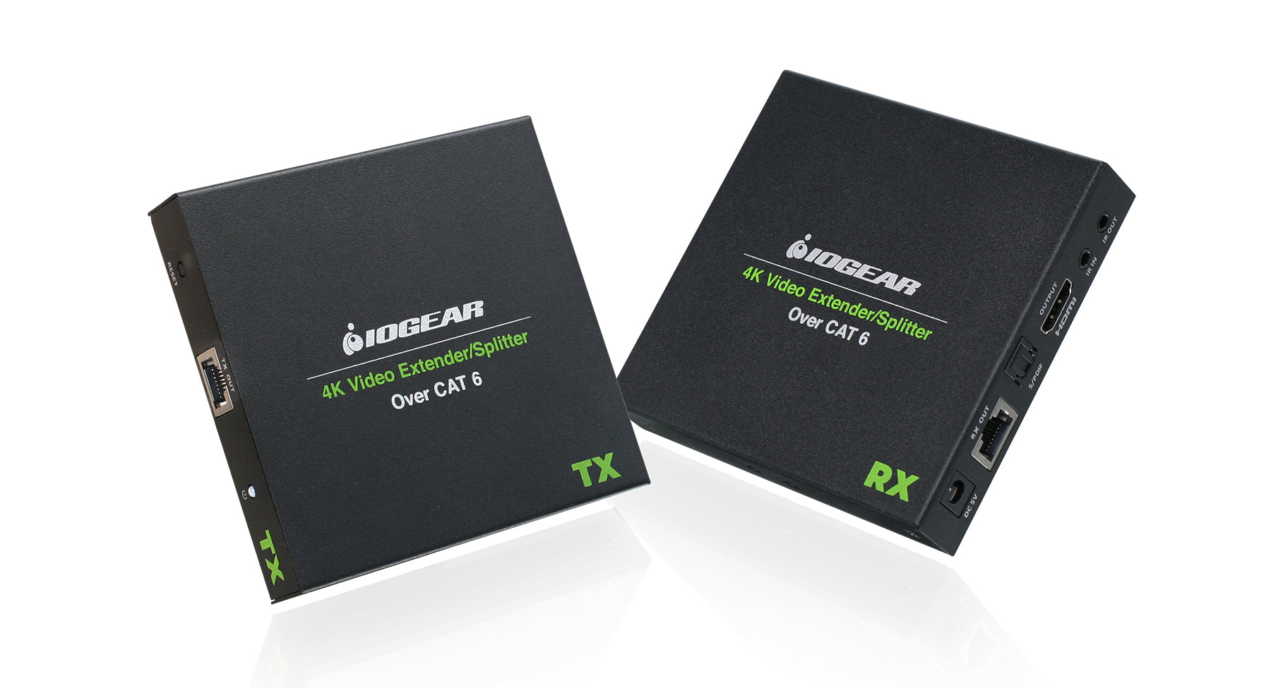 4K HDMI Video Extender & Splitter Kit - Ethernet Cable Transmission for Home Theater, Gaming & Office Setup - Ultra HD 60Hz HDR Support