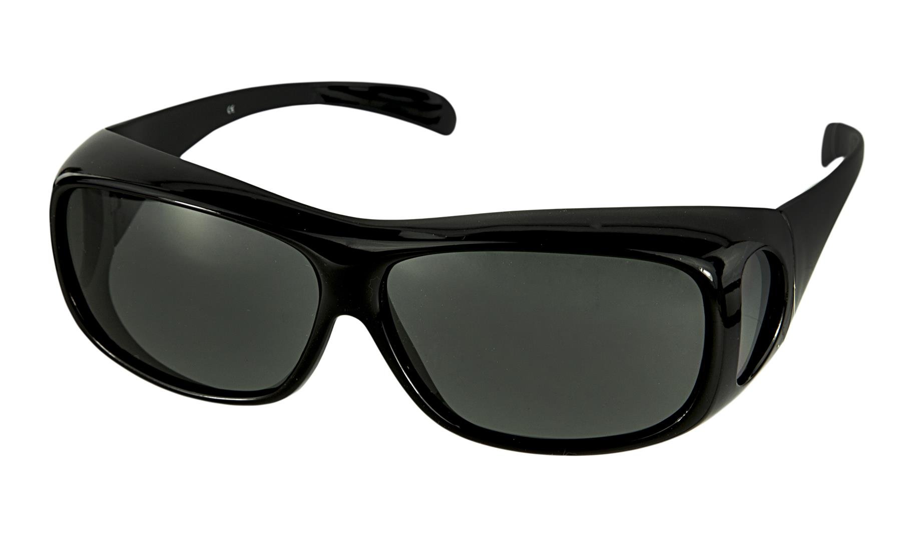 Polarized Wraparound Sunglasses with Lens Covers - Fit Over Prescription Glasses for UV Protection | Perfect for Driving, Fishing & Outdoor Activities