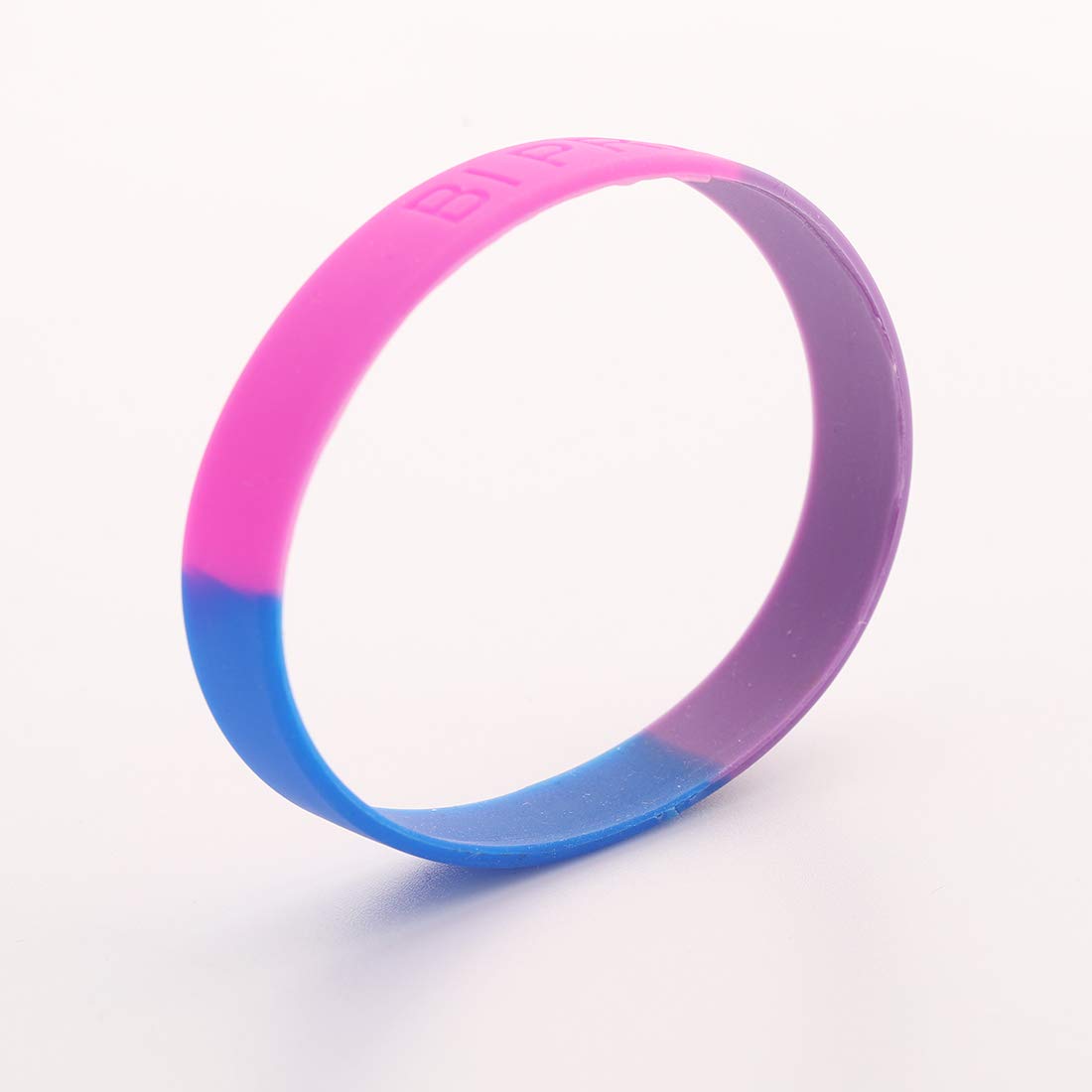 CHOORO LGBT Pride Bracelet - Rainbow Silicone Rubber Wristband for LGBTQ+ Community - Gay Pride Jewelry & Meaningful Gift for Pride Month, Parades, LGBTQ Support & Daily Wear
