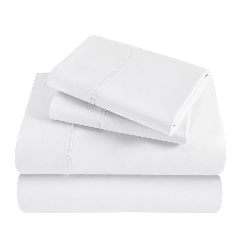 300 Thread Count Modal From Beechwood Extra Deep Pocket Sheet Set - Ultra Soft & Breathable Bedding for Queen/King Size Mattresses - Perfect for Luxury Hotels, Guest Rooms & Master Bedrooms