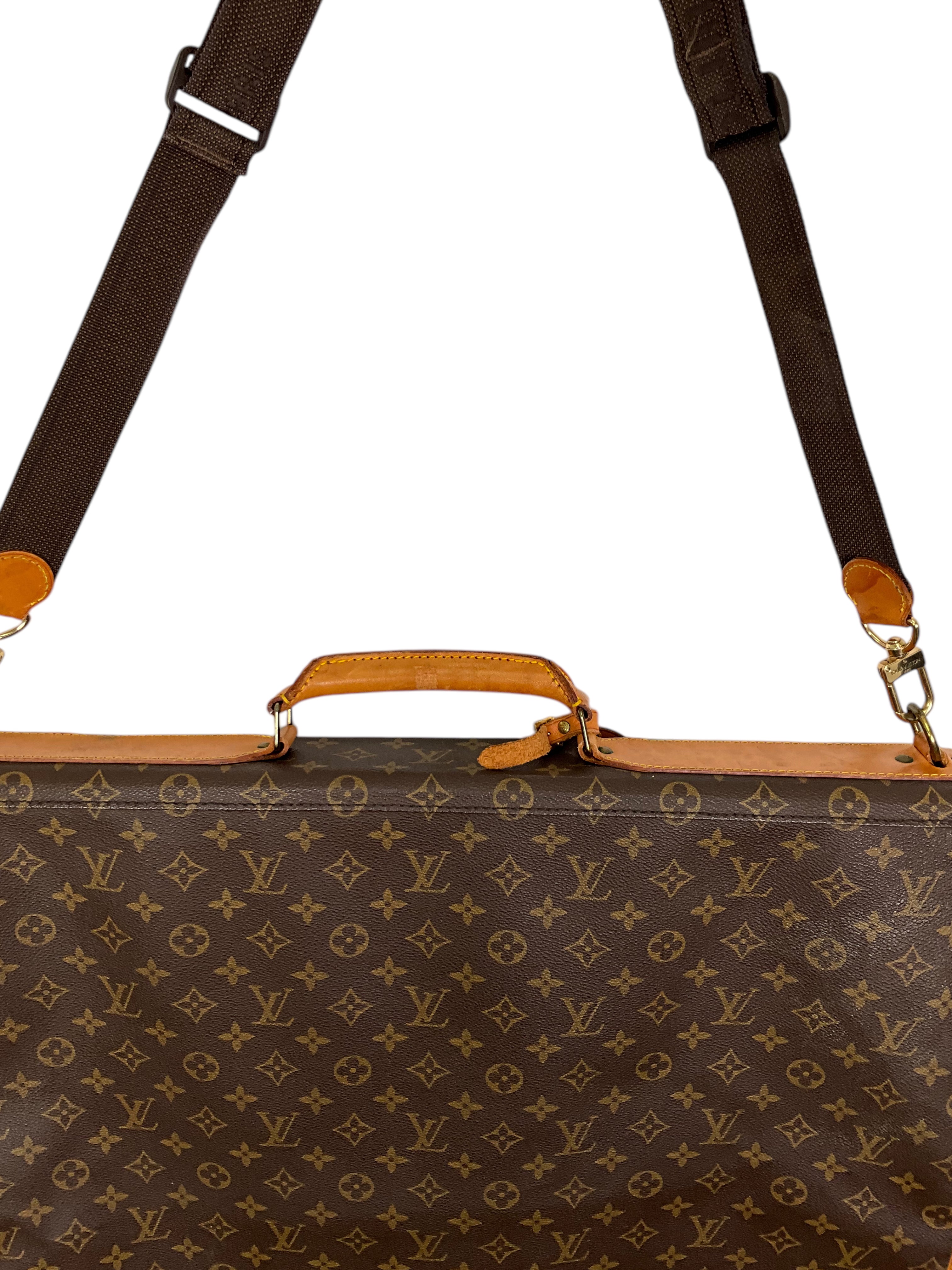 Authentic Louis Vuitton Monogram Canvas Garment Travel Bag - Luxury Weekender Duffle for Business Trips & Vacation Packing
