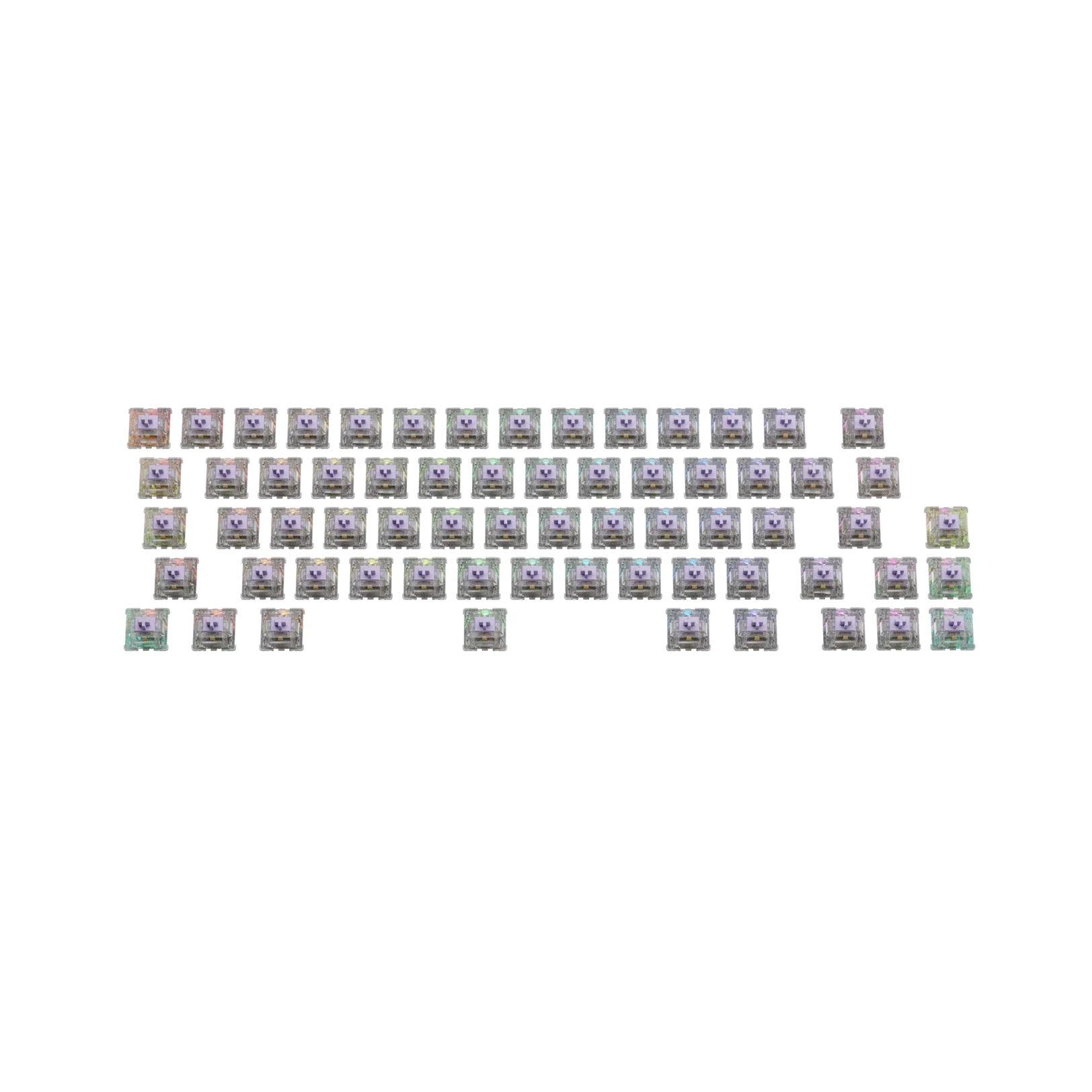 Glorious Mako Ultralight MX 65 ANSI Mechanical Keyboard Switches - Smooth Linear Switches for Gaming & Typing | Perfect for Esports, Office Work & Mechanical Keyboard Enthusiasts