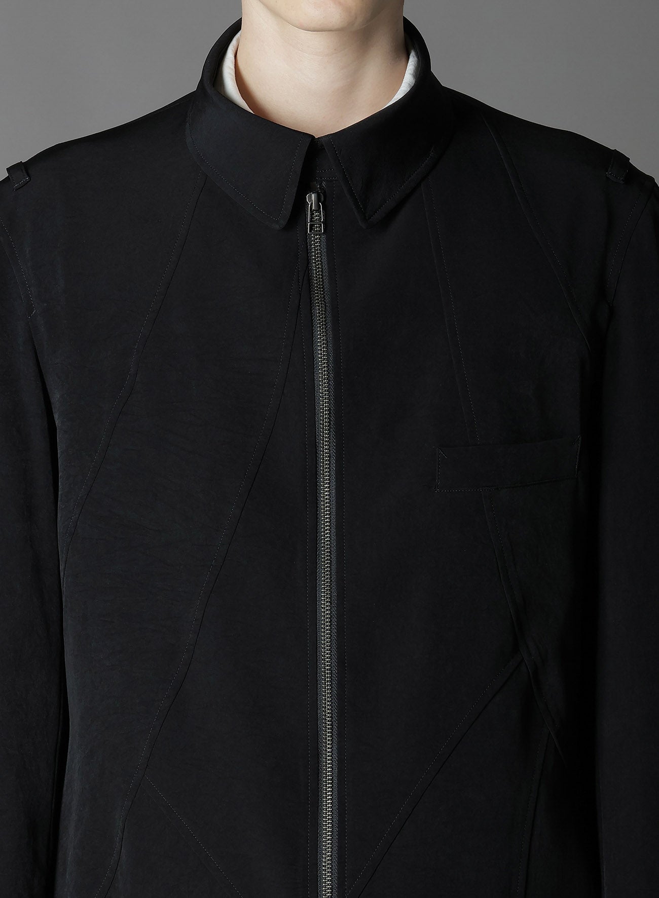 Stylish Crepe de Chine Zip Jacket - Lightweight & Durable for Women | Perfect for Casual Outings & Office Wear