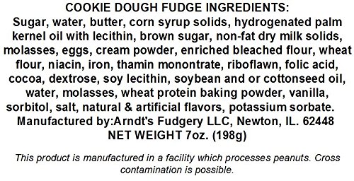 Delicious Homemade Creamy Cookie Dough Fudge - 1 Pound Box - Perfect for Gifts, Parties & Sweet Cravings