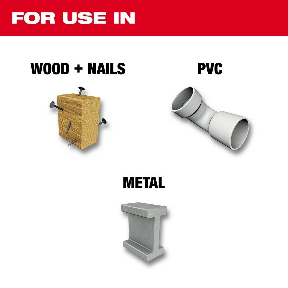 Milwaukee 48-00-8701 The Wrecker All-Purpose Demolition Blade - Heavy-Duty Construction & Renovation Tool for Wood, Metal & Drywall Cutting