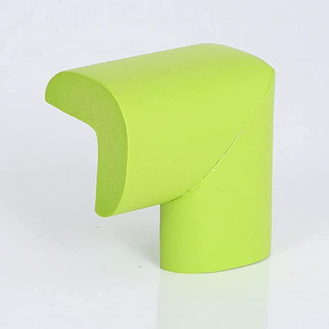 GUSICA 10 Pack Soft Foam Baby Safety Corner Protectors - Shockproof Edge Guards for Tables & Sharp Furniture Corners (Light Green) | Childproofing Home, Office & Nursery Safety Essentials