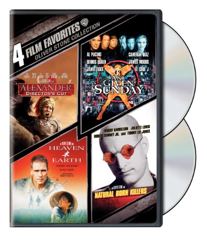 Oliver Stone 4-Movie Collection DVD Set – Alexander Director's Cut, Any Given Sunday, Heaven & Earth, Natural Born Killers | Epic War, Sports & Crime Films | Perfect for Movie Nights & Film Buffs