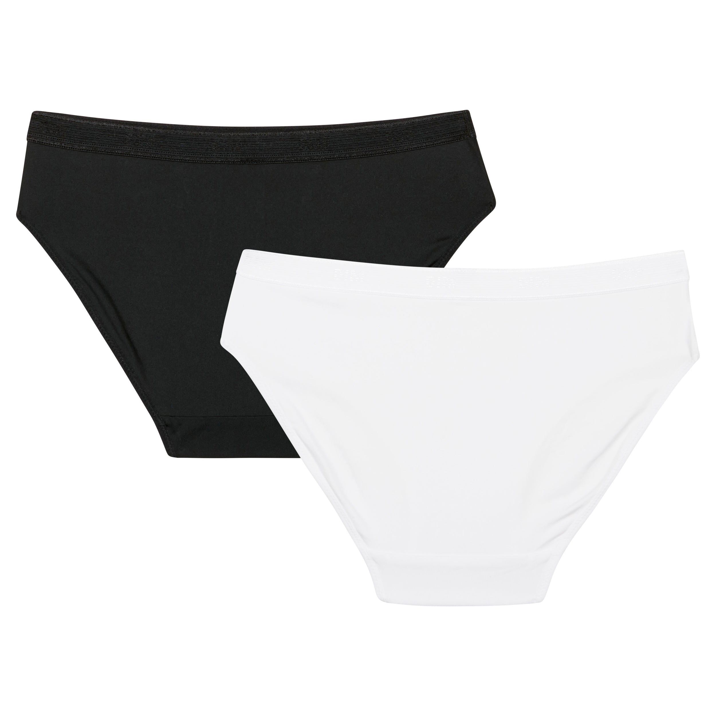 2 Pack Girls White Cotton Underwear - Soft & Breathable Panties for Kids - Perfect for School, Playtime & Everyday Wear