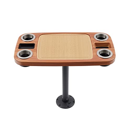 Cinnamon Table/Black Leg W/Saddle Color Mat