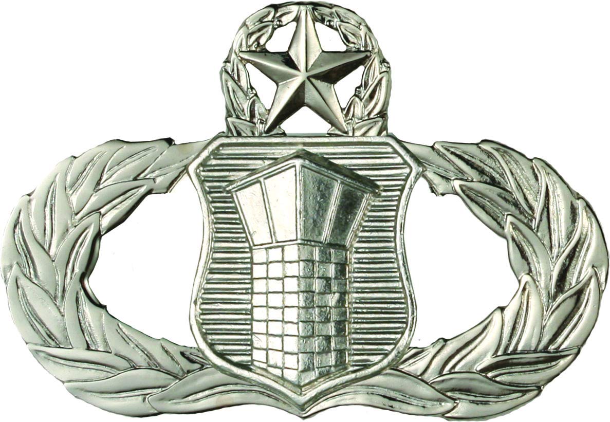 USAF Air Traffic Controller Full Size Non-Reflective Badge - Perfect for Military Collectors, Cosplay & Aviation Enthusiasts