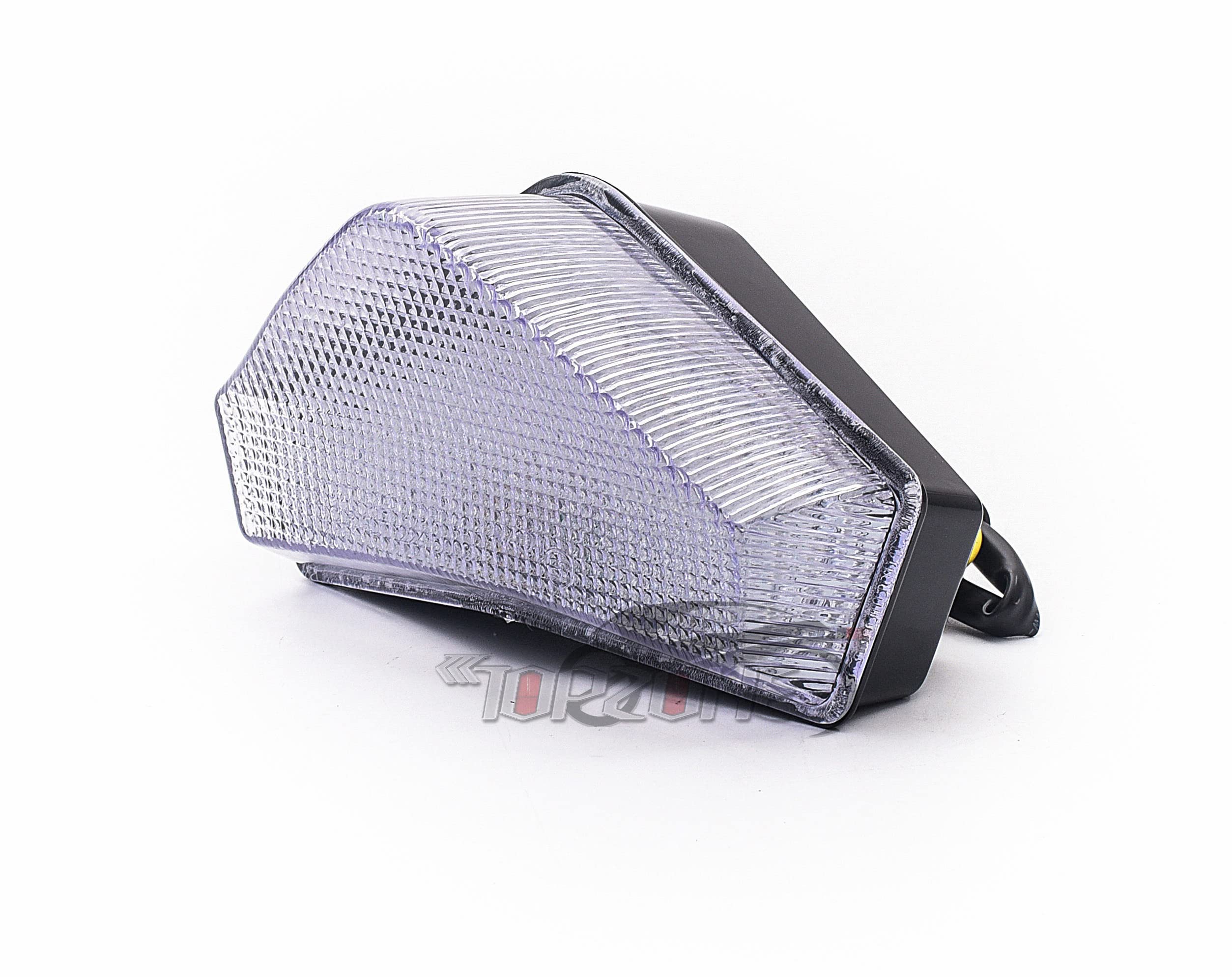 TOPZONE LED Brake Taillight Rear Lamp with Integrated Turn Signal for Triumph Speed Triple, Sprint ST 1050, Tiger 1050/SE - High Visibility Motorcycle Safety Light for Night Riding & Commuting