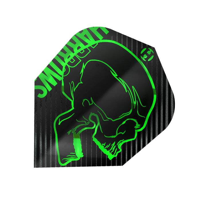 Harrows RAGE Standard Small NO6 Shape Dart Flights - Green | Perfect for Steel Tip Darts & Professional Dart Players | Great for Bars, Tournaments & Home Practice