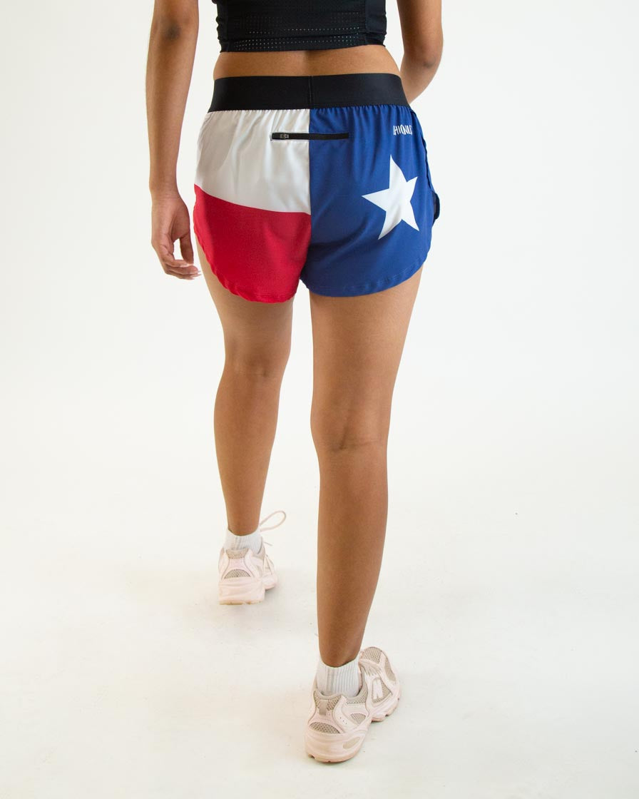Texas Flag Print Women's 1.5