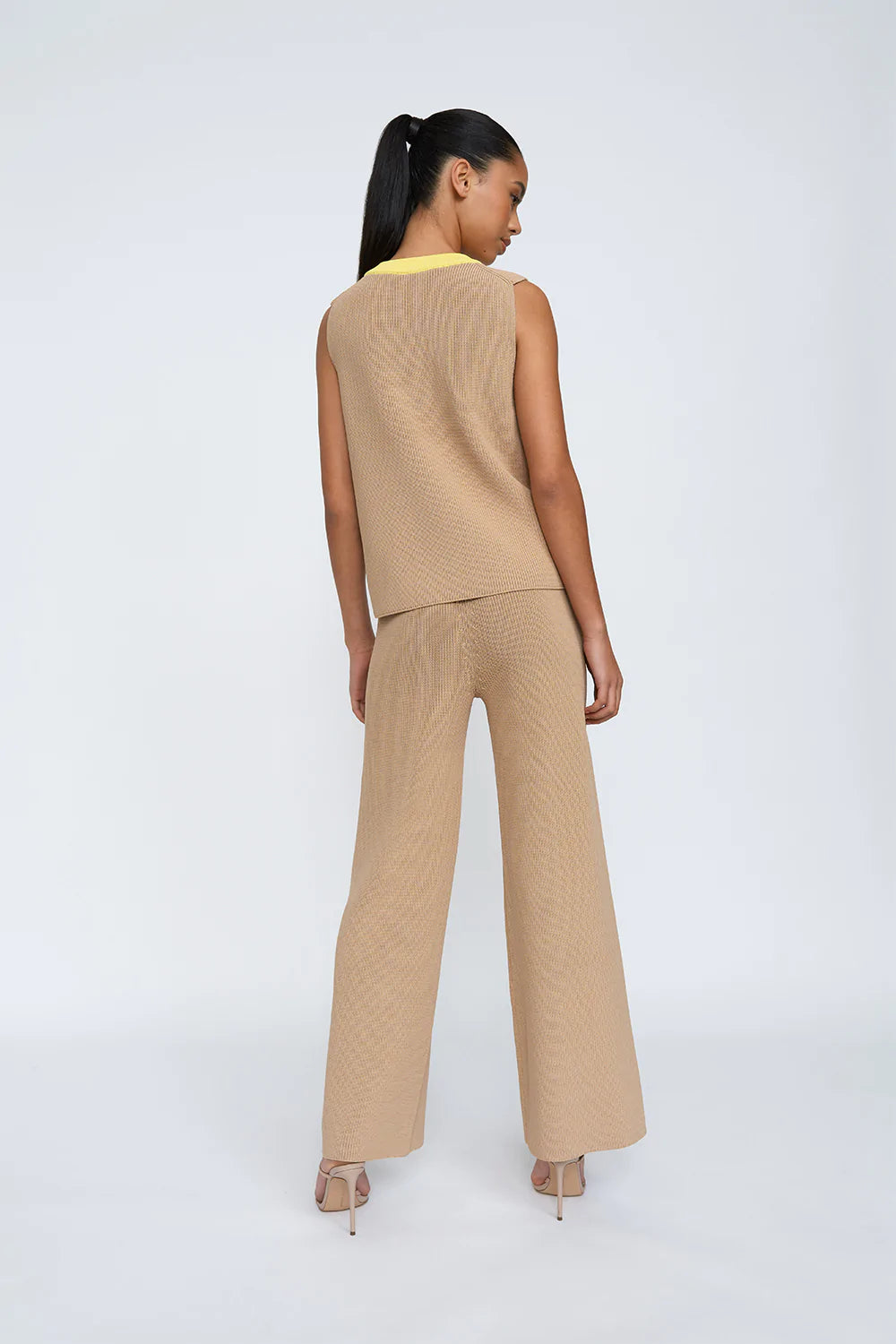 Flynn Sleeveless Knit Top for Women - Summer Casual Stretch Cotton Blouse - Perfect for Beach, Vacation & Everyday Wear