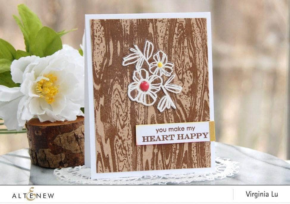 A Walk in the Woods Stamp Set - Nature Inspired Rubber Stamps for Scrapbooking, Card Making & DIY Crafts - Perfect for Journals, Greeting Cards & Home Decor