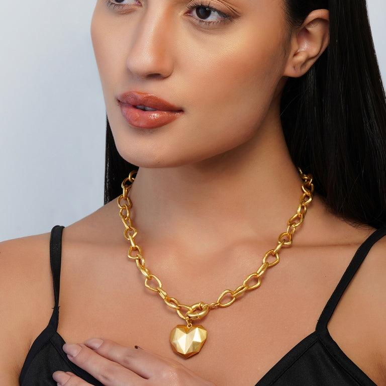 Ways of the Heart Link Necklace - Elegant Sterling Silver Couple's Jewelry for Valentine's Day, Anniversary & Romantic Gifts | Perfect for Date Nights, Proposals & Meaningful Moments