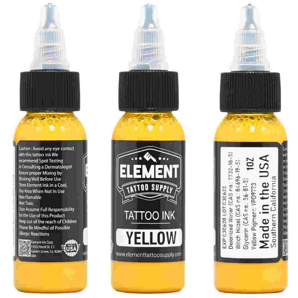 Premium 3-Color Ink Set (1oz Each) - Element Ink for Calligraphy, Tattoo & Art - Perfect for Artists, DIY Projects & Professional Use