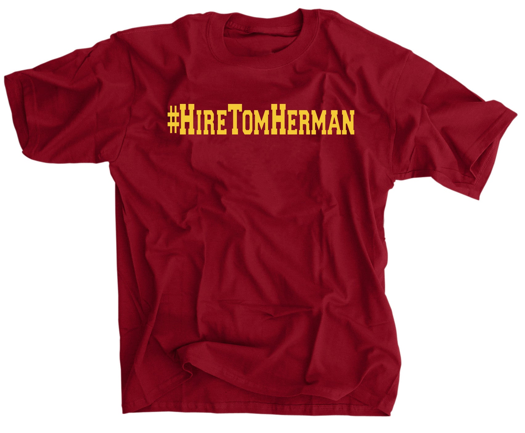 USC Trojans Football Fan T-Shirt - Hire Tom Herman Shirt for Game Day & Tailgating - Show Your Team Spirit with This Stylish College Football Apparel