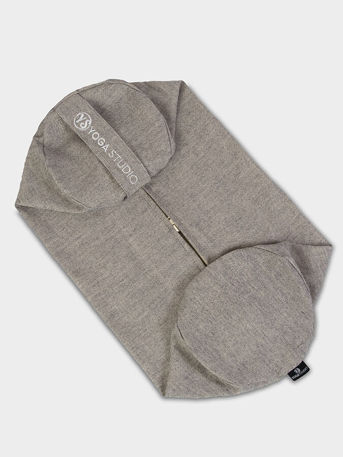 GOTS Certified Organic Cotton Yoga Bolster Cover - Eco-Friendly & Breathable Replacement for Yoga Studios, Home Practice & Meditation Spaces