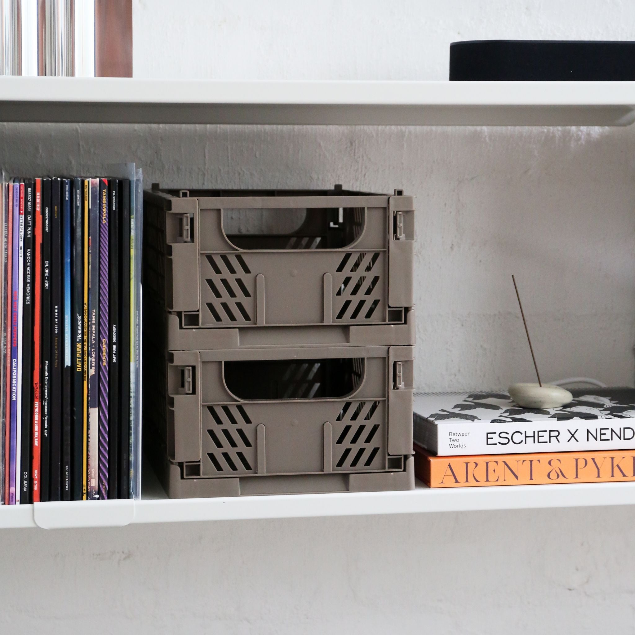 DESIGNSTUFF Slant Collapsible Storage Crate - Medium 13