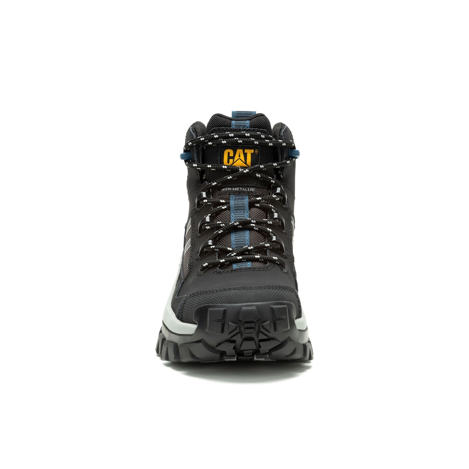Invader Mid Vent Composite Toe Work Boots for Men - Black Safety Shoes with Breathable Design | Perfect for Construction, Warehouse & Outdoor Work