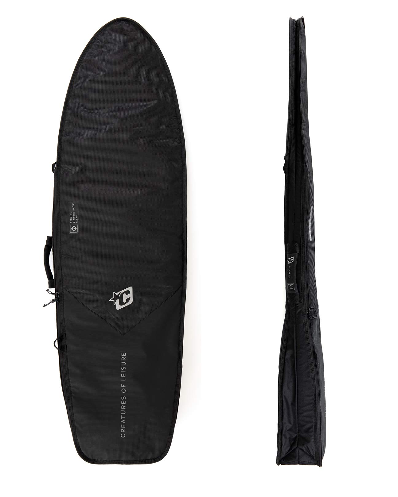 Premium Fish Travel Shortboard Bag for Surfing - Durable & Lightweight Surfboard Cover for Easy Transport - Perfect for Beach Trips, Surf Vacations & Travel Adventures