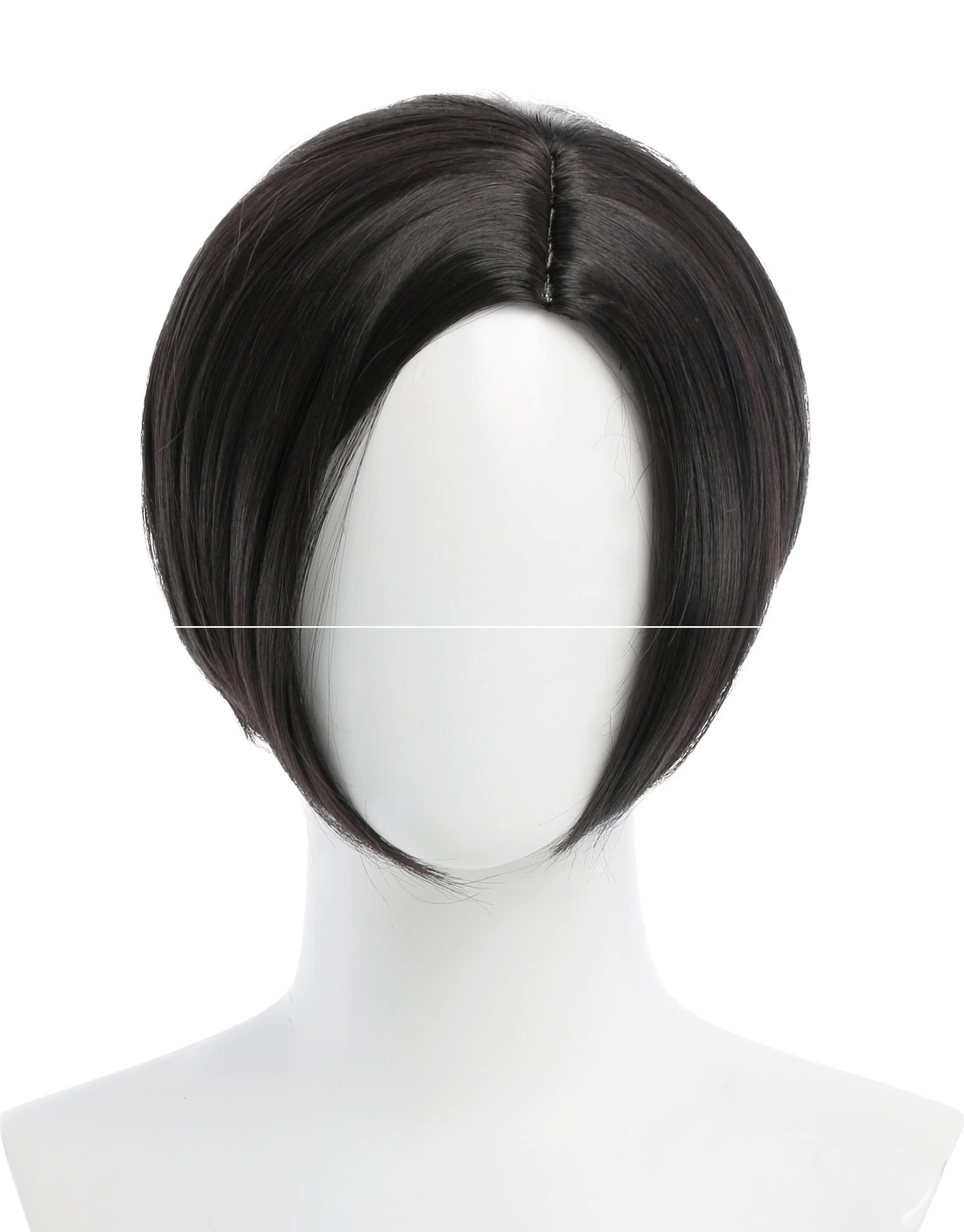 Ada Cosplay Wig for Women - Black Synthetic Costume Wig for Cosplay, Halloween, and Anime Conventions