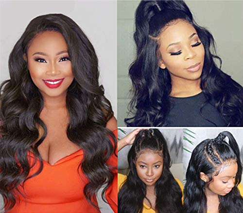 Brazilian Body Wave Lace Front Wigs Human Hair 24